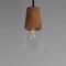 Maxim Lighting Carpenter 6.5'' Mini Pendant, Walnut/Black 91620CLWNBK - alternate 2